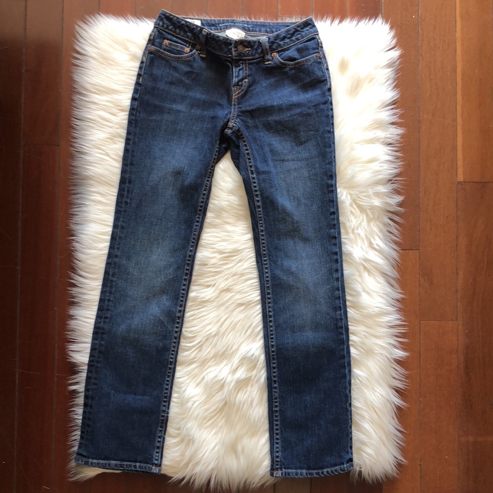 Banana Republic Contoured Straight Leg Jeans Size 0P